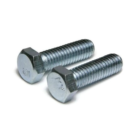 Newport Fasteners Grade 2, 5/16"-18 Hex Head Cap Screw, Zinc Plated Steel, 1 in L, 100 PK 910243-100